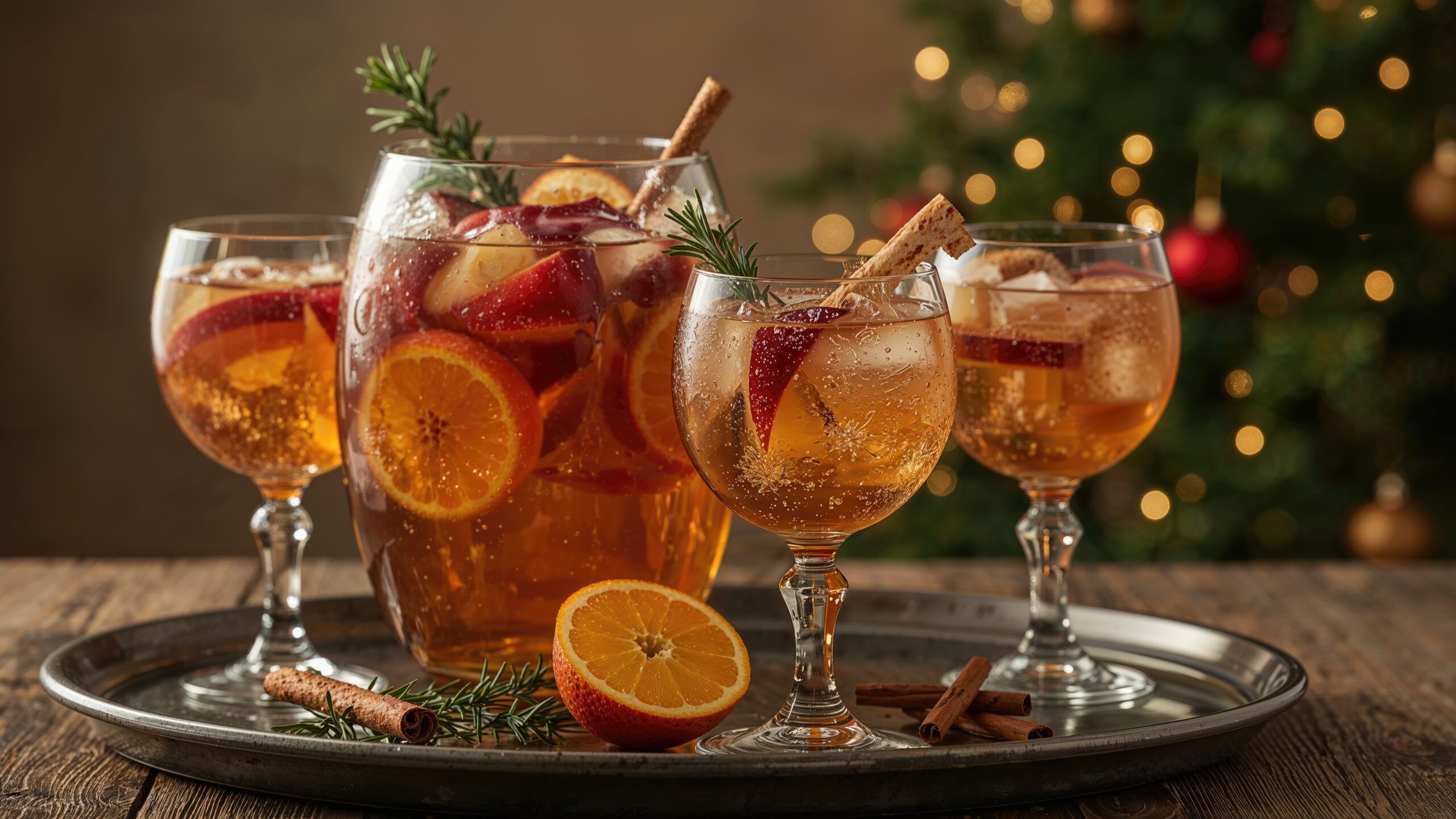 Festliche Getränke mit ätherischem Orange+-Öl von Young Living verfeinert